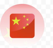 中国国旗胸章