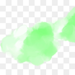 绿色清新云朵效果