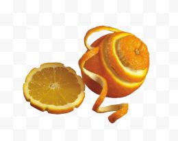 削皮的橙子