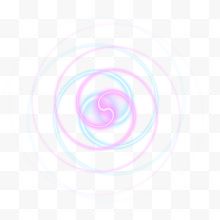 紫色螺旋形图案