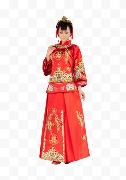 中国红古装美女素材