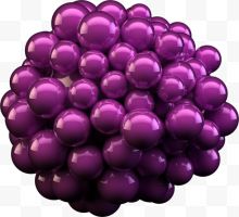 紫色可爱气球