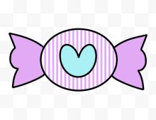 紫色条纹糖果