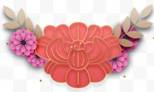 装饰中国风新年鲜花