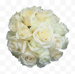 白玫瑰花球装饰