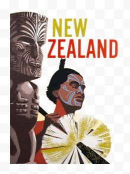新西兰土著人与雕像