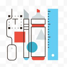 简约信息传递书写工具矢量图标免
