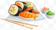 生鱼片寿司