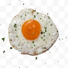 实物美味早餐煎蛋太阳蛋