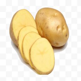 黄色切片土豆