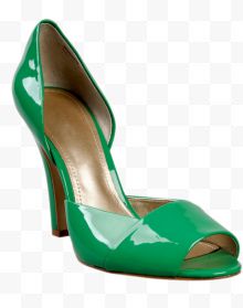 绿色高清高跟鞋