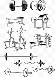 手绘健身器械