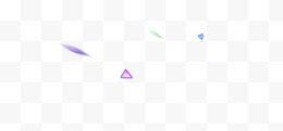 几何体紫色几何体漂浮