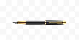 黑色与金色相间的钢笔...
