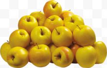 水果苹果黄色