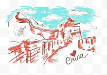中国特色长城标志