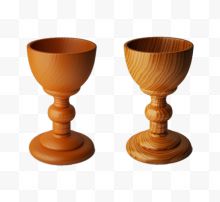 木质酒杯装饰品