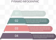 金字塔矢量信息图表