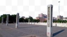 北京永定门公园风景