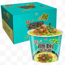 统一来一桶整箱藤椒牛肉面