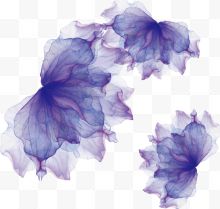 淡紫色水彩背景装饰图