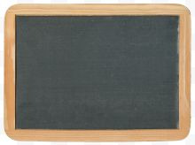 木制的学校教师用的小黑板