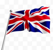 英国国旗漂动