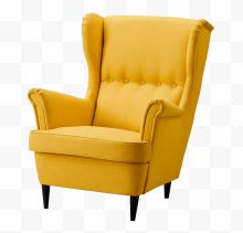 黄色高级单人沙发