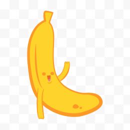 卡通水果装饰标签香蕉...