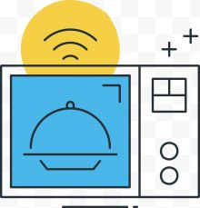 智能微波炉设计图标