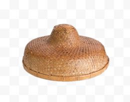 中国稻田的帽子