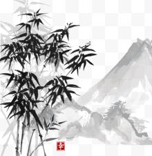 水墨风景画