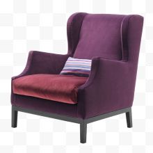 紫色的简单创意沙发
