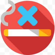 一个禁止抽烟的标志...