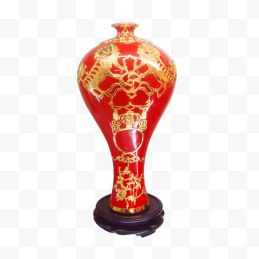 中国红艺术瓷器 e19
