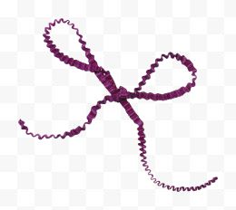 紫色头绳