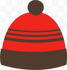 红色保暖帽子