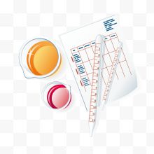 矢量卡通手绘医学医疗仪器图