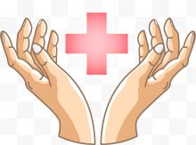 红十字救护矢量援手