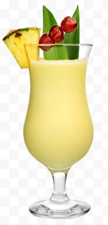 一杯黄色菠萝汁