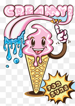 卡通手绘冰淇淋
