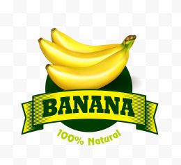 水果香蕉标签