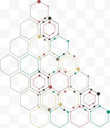 六角形扁平化花纹