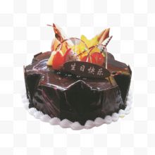 精美五彩水果生日蛋糕...