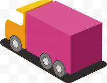 粉色车辆设计图标