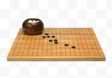 黄色围棋盘