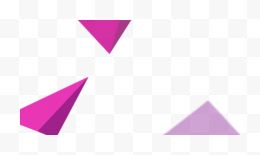 漂浮紫色几何图形