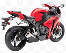 红色本田CBR 1000 rr摩托车自行车的形象