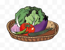 篮子里的蔬菜