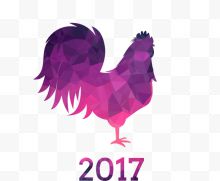 2017紫色属相鸡